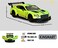 1:38 Scale Bentley GT Racing Diecast Car &ndash; Pull Back &amp; Go with Opening Doors-Green