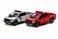 2pcs 1:78 Scale 2022 Ford F-150 Raptor Police/Firefighter Edition Diecast Model Car