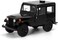 1:26 Scale 1971 Jeep DJ-5B Diecast Model Car &ndash; Classic Vintage Utility Vehicle with Opening Doors-Black