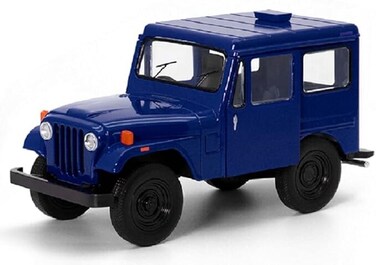 1:26 Scale 1971 Jeep DJ-5B Diecast Model Car &ndash; Classic Vintage with Opening Doors-Blue