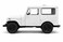 1:26 Scale 1971 Jeep DJ-5B Diecast Model Car &ndash; Classic Vintage with Opening Doors-White