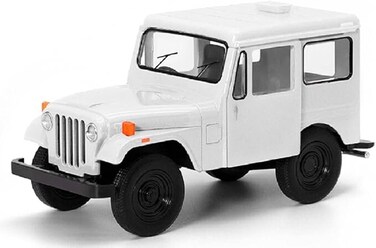 1:26 Scale 1971 Jeep DJ-5B Diecast Model Car &ndash; Classic Vintage with Opening Doors-White