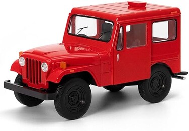 1:26 Scale 1971 Jeep DJ-5B Diecast Model Car &ndash; Classic Vintage with Opening Doors-Red