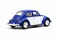 1:32 Scale 1967 Volkswagen Classical Beetle Diecast Model Car with Opening Doors-Blue