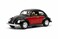 1:32 Scale 1967 Volkswagen Classical Beetle Diecast Model Car with Opening Doors-Black