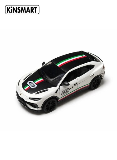 1:32 Scale Die-Cast Lamborghini Urus Model Car, Pull Back Action Toy SUV with Openable Doors, Realistic Sports Car for Kids &amp; Collectors-White