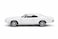 1:24 Scale Die-Cast Classic Sports Car Model Toy with Pull Back Action, Openable Doors, Detailed Interior, Metal Body Collectible Car for Kids &amp; Display-White