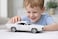 1:24 Scale Die-Cast Classic Sports Car Model Toy with Pull Back Action, Openable Doors, Detailed Interior, Metal Body Collectible Car for Kids &amp; Display-White
