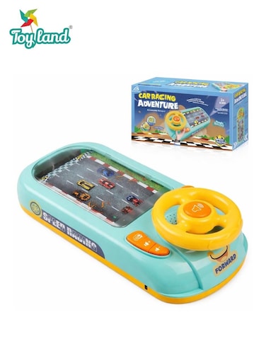 Musical Steering Wheel Toys Toddler Simulated Driving Racing Car Game with Sound Age 3+ Year Old, Interactive Educational Learning Race Car Toy for Boys and Girls Birthday Gift
