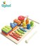 3-in-1 Wooden Educational Activity Toy Set with Xylophone, Shape Sorter &amp; Hammer Game, Montessori Learning Board for Kids