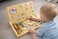 Wooden Educational Math Learning Box with Clock, Numbers &amp; Counting Sticks, 3-in-1 Learning Activity Set for Kids