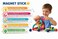 Magnetic Stick Building Set 25 PCS for Kids, Creative Construction Toy with Colorful Magnetic Rods &amp; Balls, Educational STEM Toy (Ages 3+)