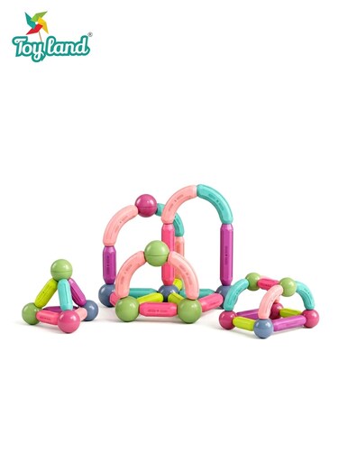 Magnetic Stick Building Set 25 PCS for Kids, Creative Construction Toy with Colorful Magnetic Rods &amp; Balls, Educational STEM Toy (Ages 3+)