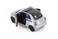 Kinsmart 1:28 Scale Police Die-Cast Car Model with Pull Back Action and Openable Doors