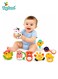 Baby Rattles Toy Set for Infants, 8 Pcs Developmental Sensory Toys, Easy Grip Colorful Hand Rattles for Newborn Babies 0M+