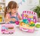 Kids Food Truck Kitchen Playset Toy, Portable Cooking Suitcase Set with Utensils &amp; Accessories