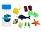 Mini Deep Sea Animal Toy Set with Storage Bottle, Ocean Sea Creatures Playset for Kids Learning &amp; Fun