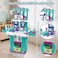 Kids Doctor Play Set, 2-in-1 Medical Trolley and Travel Case, Pretend Play Medical Kit with Accessories
