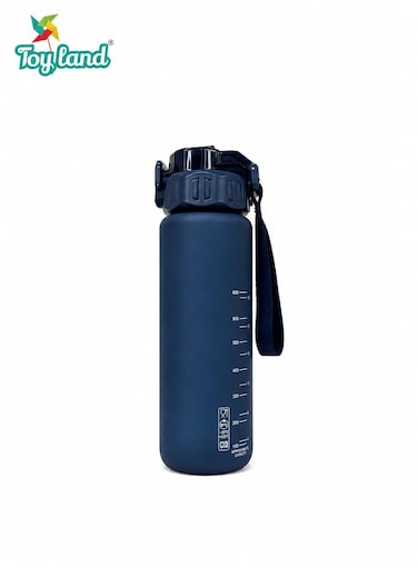 Leakproof Sports Water Bottle1000ml with Measuring Scale &amp; Carry Strap &ndash; BPA-Free Reusable Drinking Bottle for Gym, Travel, Hiking, Office &amp; Outdoor Activities