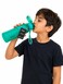 Portable Sports Water Bottle with Wrist Strap &ndash; Leakproof Reusable BPA-Free Drinking Bottle for School, Gym, Travel &amp; Outdoor Use, Green 500ml