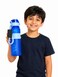 Portable Sports Water Bottle with Wrist Strap &ndash; Leakproof Reusable BPA-Free Drinking Bottle for School, Gym, Travel &amp; Outdoor Use, Blue 500ml