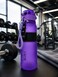 Portable Sports Water Bottle with Wrist Strap &ndash; Leakproof Reusable BPA-Free Drinking Bottle for School, Gym, Travel &amp; Outdoor Use, Purple 500ml