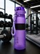 Portable Sports Water Bottle with Wrist Strap &ndash; Leakproof Reusable BPA-Free Drinking Bottle for School, Gym, Travel &amp; Outdoor Use, Purple 500ml