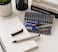 10-Piece Roller Ball Pen Set 0.7mm Fine Point Smooth Writing Pens, Blue,Red &amp; Black Ink