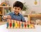 Wooden Educational Counting Abacus Math Learning Toy with Number Beads, Addition &amp; Subtraction Practice for Kids