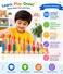 Wooden Educational Counting Abacus Math Learning Toy with Number Beads, Addition &amp; Subtraction Practice for Kids