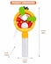 Toy land Kids Handheld Bubble Fan Toy with Built-in Bubble Solution, Cartoon Bubble Blower, Manual Bubble Maker for Indoor &amp; Outdoor Play, Party Favor, Birthday Gift