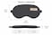Soft Sleep Eye Mask for Men &amp; Women, Light Blocking Travel Sleeping Mask, Comfortable Adjustable Eye Cover for Home, Flight, Camping &amp; Meditation, Black