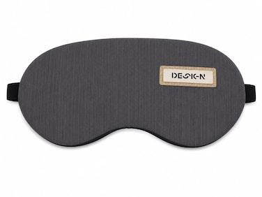 Soft Sleep Eye Mask for Men &amp; Women, Light Blocking Travel Sleeping Mask, Comfortable Adjustable Eye Cover for Home, Flight, Camping &amp; Meditation, Black
