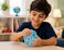 Cube Squeeze Ball Glitter Sensory Stress Relief Toy, Soft Squishy Fidget Toy for Kids &amp; Adults, Slow Rising Gel Cube-Blue
