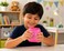 Cube Squeeze Ball Glitter Sensory Stress Relief Toy, Soft Squishy Fidget Toy for Kids &amp; Adults, Slow Rising Gel Cube-Pink