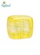 Cube Squeeze Ball Glitter Sensory Stress Relief Toy, Soft Squishy Fidget Toy for Kids &amp; Adults, Slow Rising Gel Cube-Yellow
