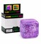 Cube Squeeze Ball Glitter Sensory Stress Relief Toy, Soft Squishy Fidget Toy for Kids &amp; Adults, Slow Rising Gel Cube-Purple