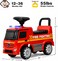Kids Ride On Fire Truck Car for Toddlers with Steering Wheel, Music &amp; Lights, Under Seat Storage, Push Ride Toy, Anti-Tip Support, 12-36 Months, Red