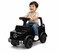 Kids Ride On Push Car with Steering Wheel, Under Seat Storage, Comfortable Seat, Indoor &amp; Outdoor Ride-On Toy, Black