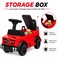 Kids Ride On Push Car with Steering Wheel, Under Seat Storage, Comfortable Seat, Indoor &amp; Outdoor Ride-On Toy,Red