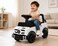 Kids Ride On Push Car with Steering Wheel, Under Seat Storage, Comfortable Seat, Indoor &amp; Outdoor Ride-On Toy,White