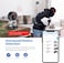 Robot Security Camera WiFi IP Camera 3MP One Click Call Surveillance Camera Pan 355&deg;Tilt 60&deg;Night Vision Motion Detection Phone App 2-Way Talk Auto Tracking AI Humanoid Detection CCTV Camera