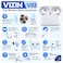 V03 True Wireless Stereo Earbuds with Bluetooth 5.4, Touch Control, Quick Pairing &amp; High-Quality Sound
