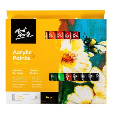 Monte Marte Signature Acrylic Paints 12ml 24 PCS