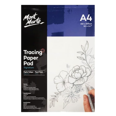مونت مارت سيجنتشر لوحة ورق تتبع A4 60GSM 40 ورقة 210x297 ملم