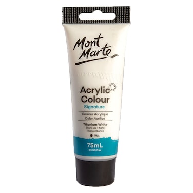 Monte Marte Signature Acrylic Colour Paint Titanium White 75ml