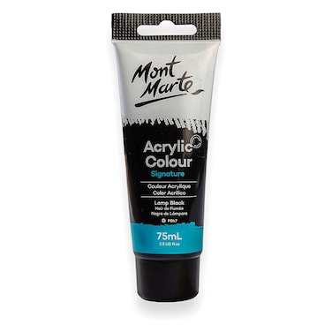 Monte Marte Signature Acrylic Colour Paint Lamp Black 75ml