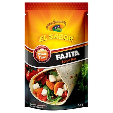 El Sabor Spice Mix Fajita. 35g