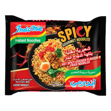 Indomie Hot Spicy Chicken Flavour Gourmet Fried Noodles, 83g