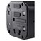Aukey Universal Adapter With 3 USB Ports Black